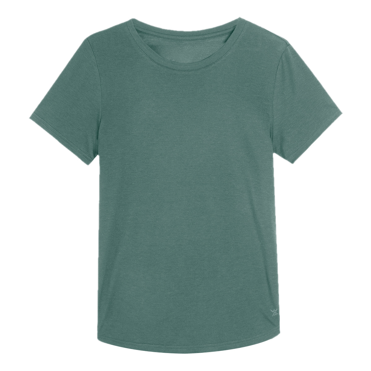 Woolcano Women's Merino Wool Tencel Blend T-shirt, Lightweight Short Sleeve Top for Women