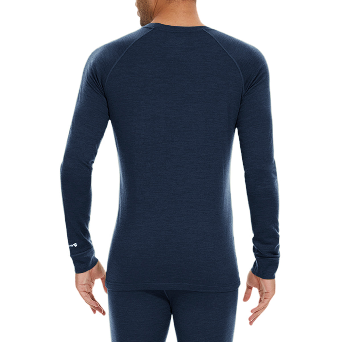 WOOLCANO 190 Men's Merino Wool Base Layer Top Long Sleeve Crew Thermal Shirt