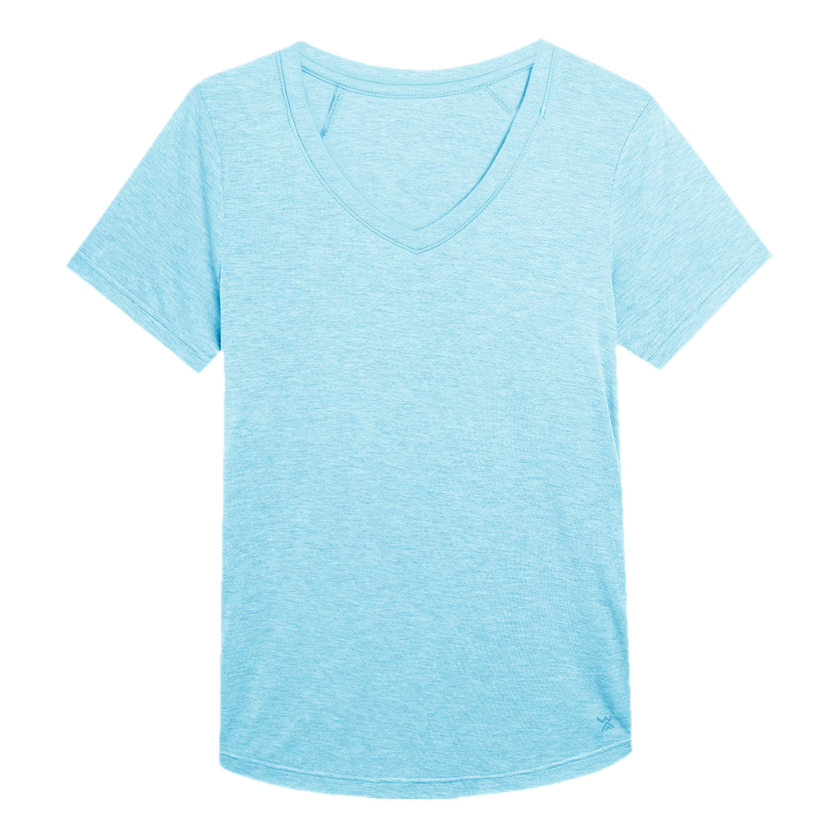 Woolcano Women's Merino Wool Tencel Blend T-shirt, Lightweight Short Sleeve Top for Women